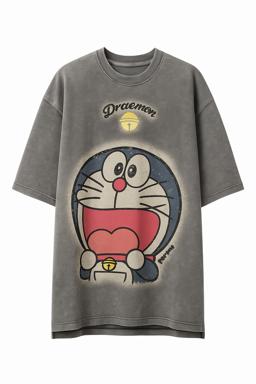 Doraemon Oversized Graphic T-Shirt