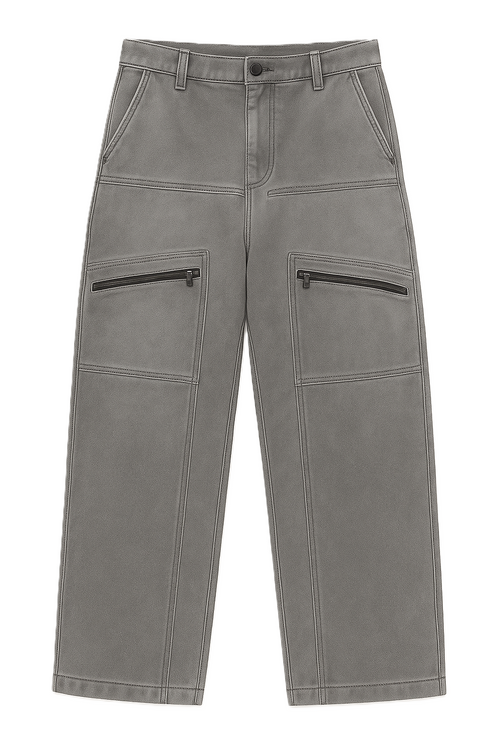 Grey Baggy Pants by Gblack Luxury – Stylish & Functional